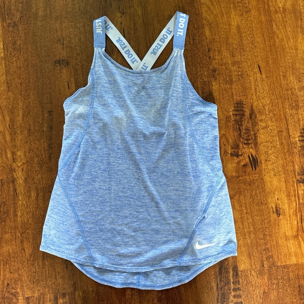 Baby blue Nike tank